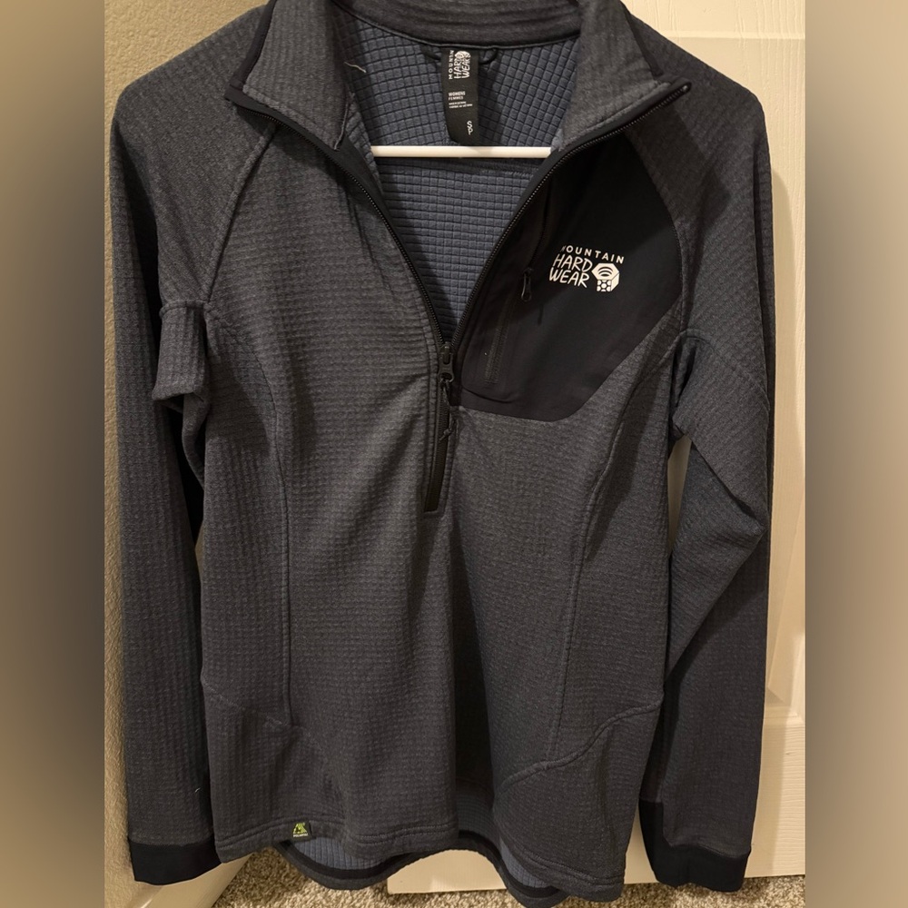 Mountain Hardwear Charcoal Textured Pullover